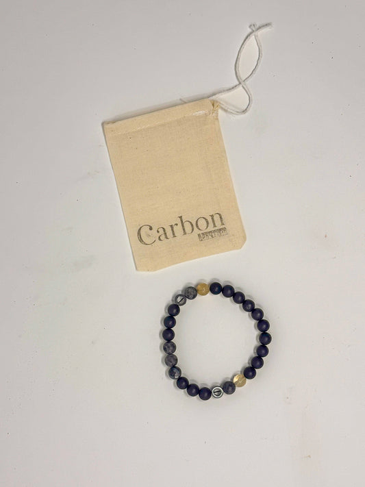 Intentions - AKI - Bracelet 8mm Carbon Living