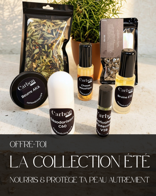 La collection été Carbon Living - Nourris & Protège ta peau autrement