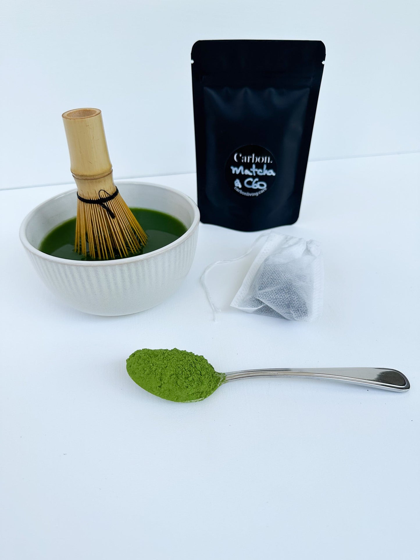 Matcha & C60 (grade cérémonial) Carbon Living