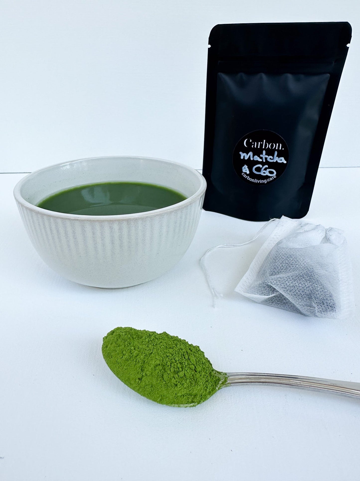 Matcha & C60 (grade cérémonial) Carbon Living