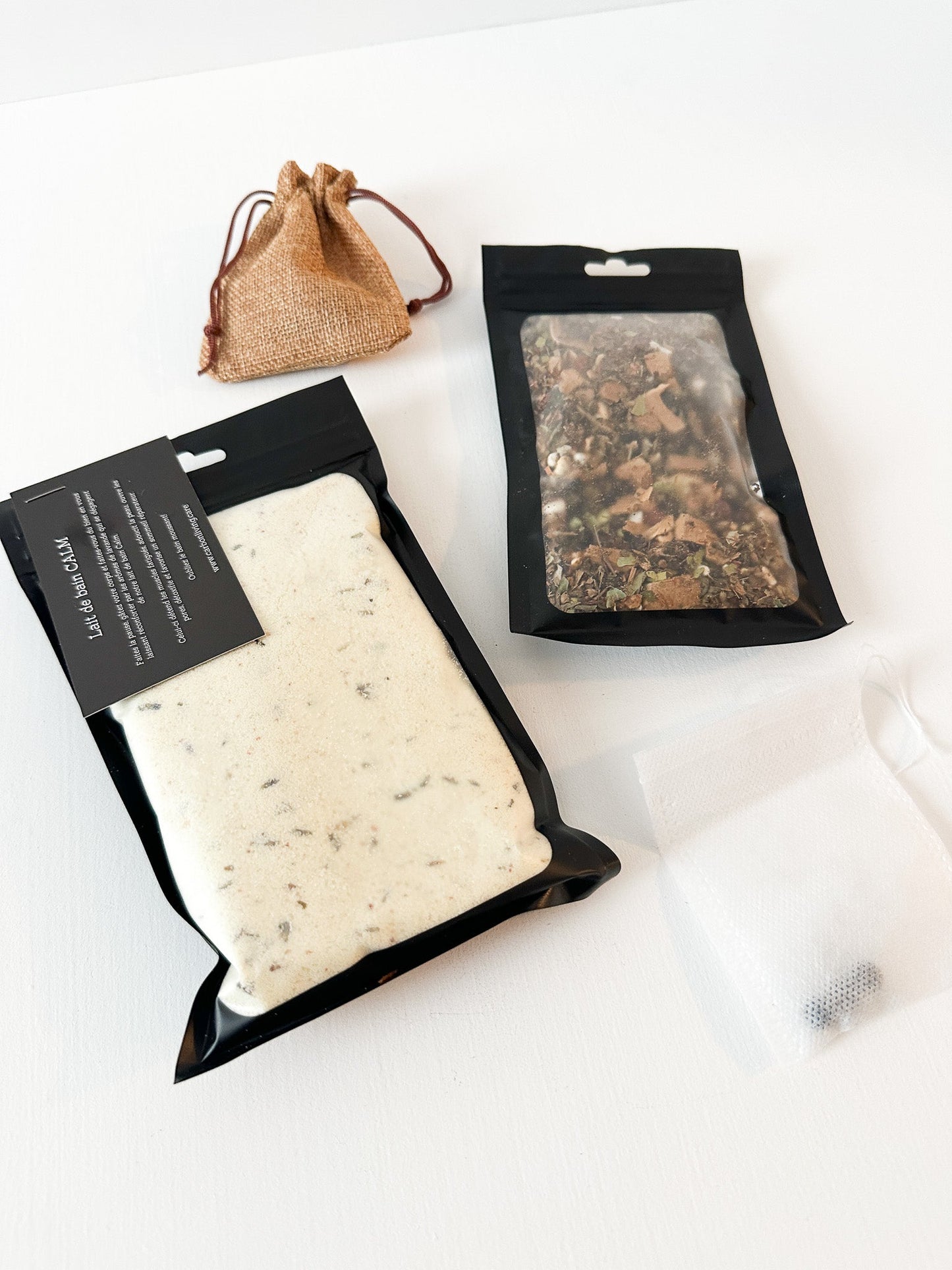 Coffret cadeau : Lait de bain CALM & Tisane IMU Carbon Living
