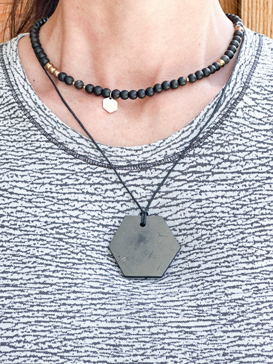 Hexagone C60 (Pendentif) Carbon Living