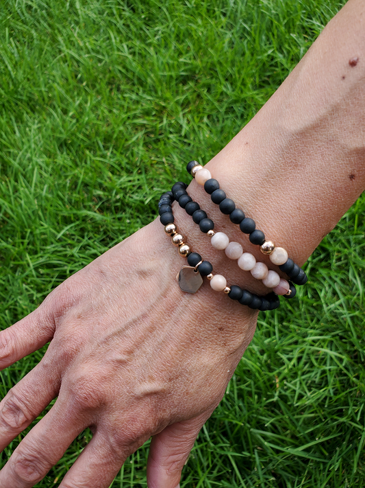 OYO - CORPS (Trio de bracelets) Carbon Living