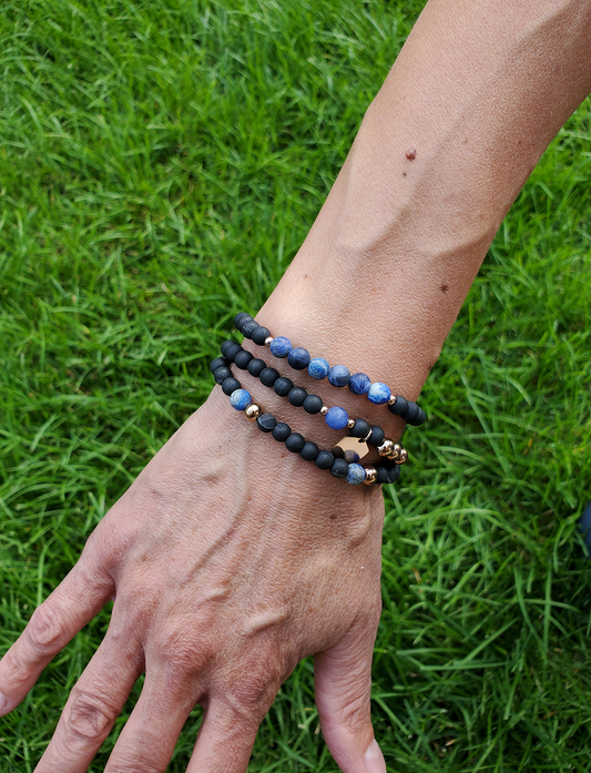 OYO - INTELLECT (Trio de bracelets) Carbon Living