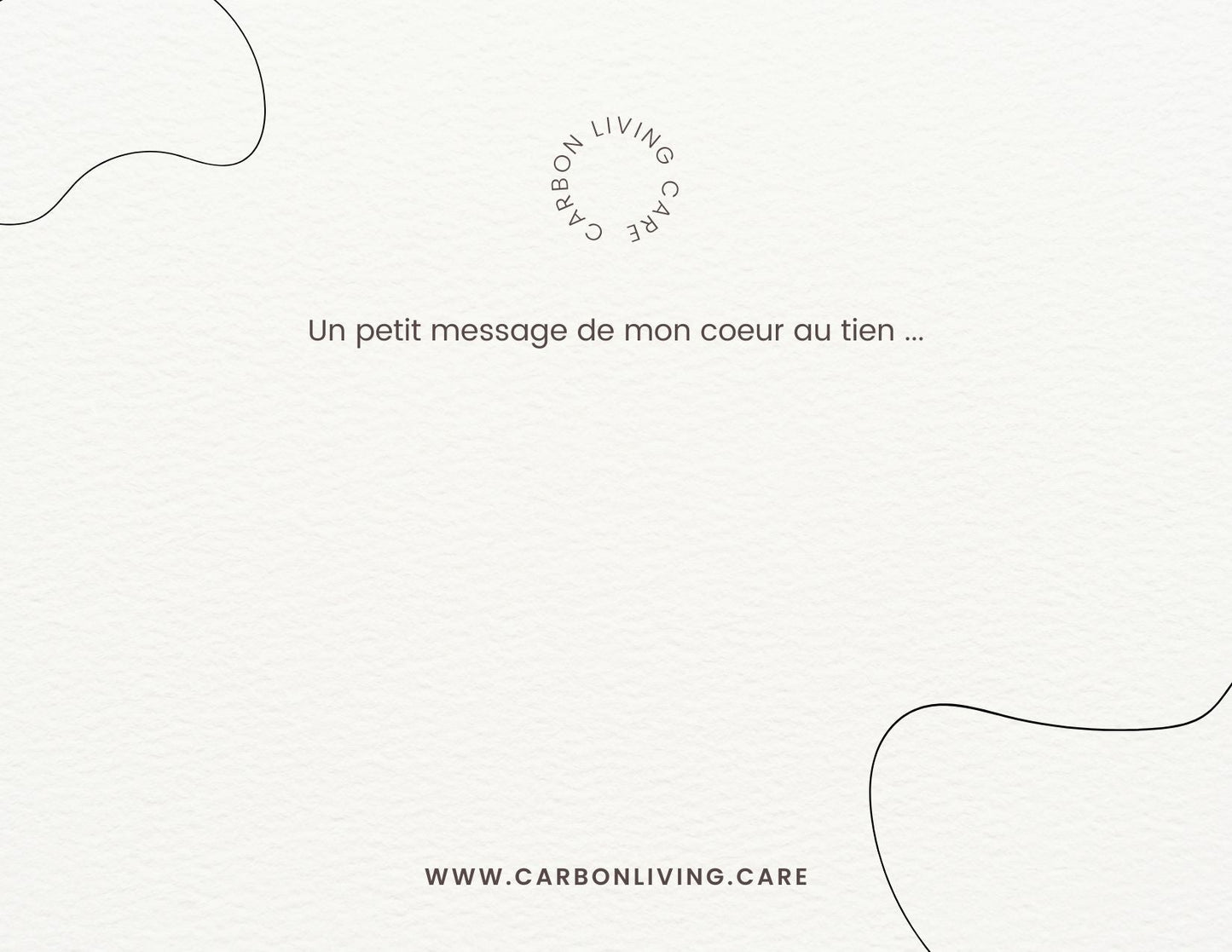 Carte Cadeau Carbon Living Carbon Living