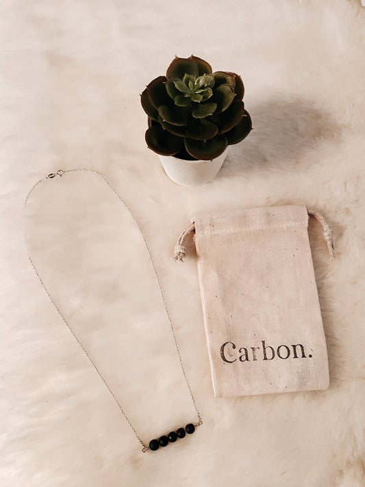 YASA - Chaîne balancière 5 perles Carbon Living