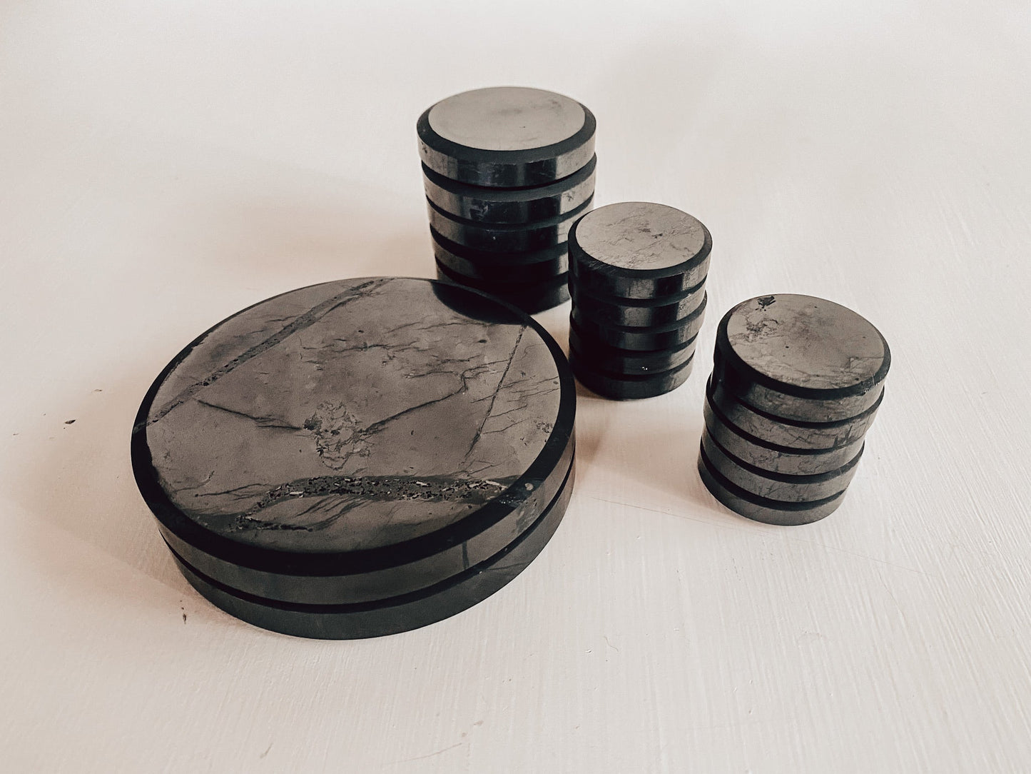 Ensemble de disques C60 pour soins énergétiques Carbon Living