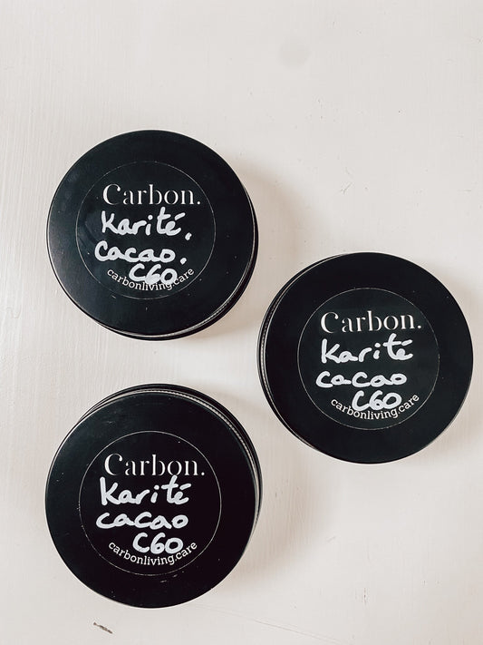 Beurre fouetté de karité, cacao et C60 Carbon Living