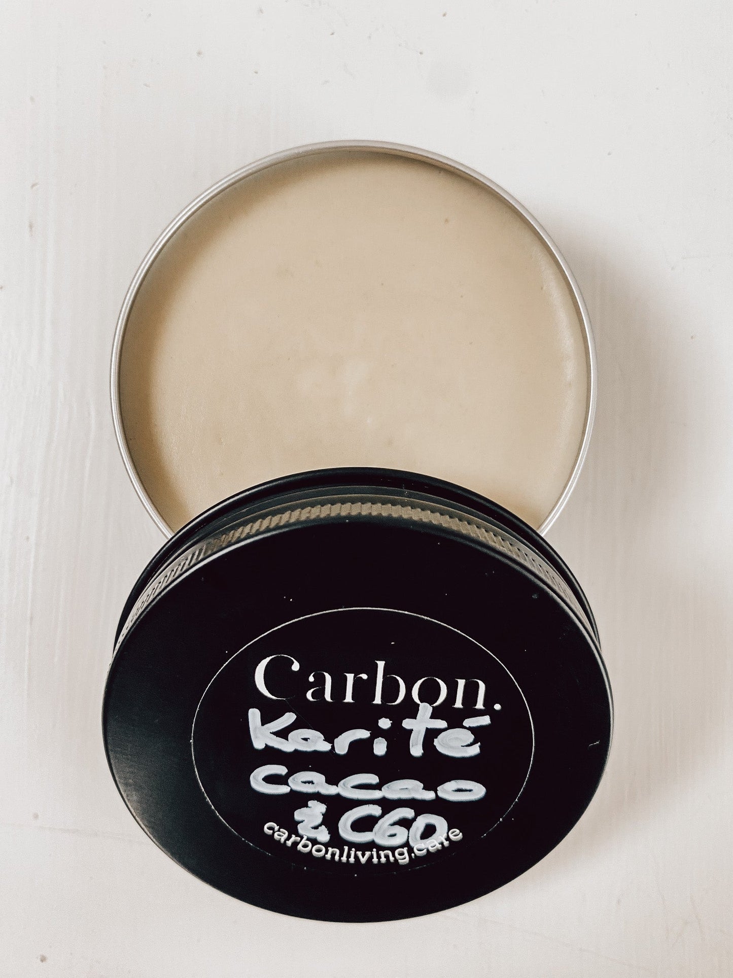 Beurre fouetté de karité, cacao et C60 Carbon Living