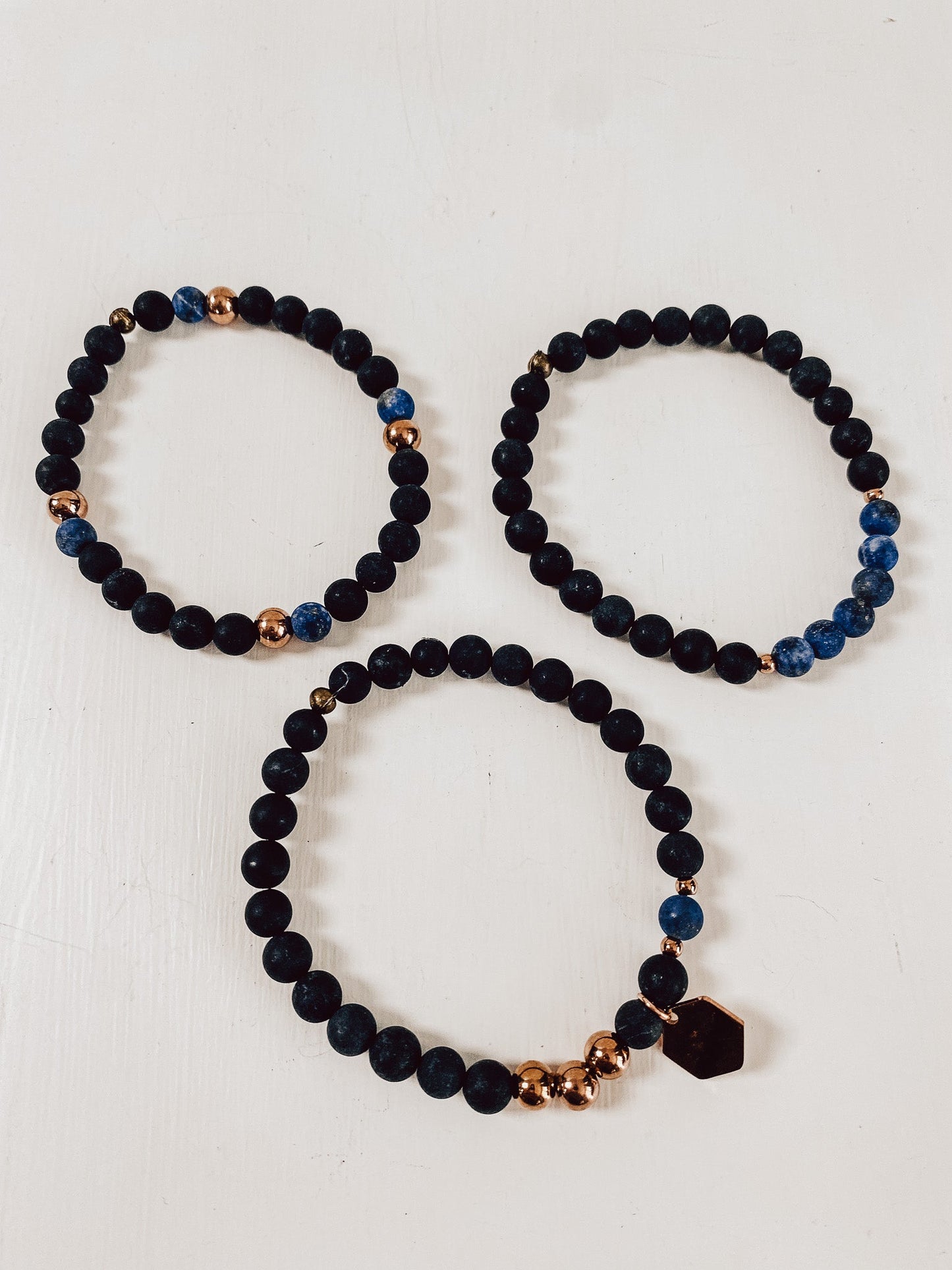 OYO - INTELLECT (Trio de bracelets) Carbon Living