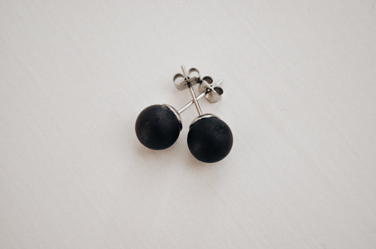 Boucles d'oreilles - Perles C60 Carbon Living