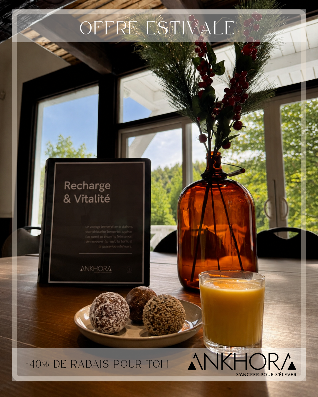 Offre-toi une journée Recharge & Vitalité chez Ankhora