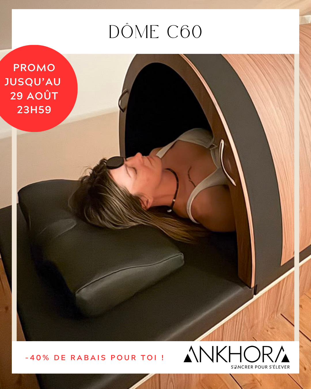 Offre-toi une journée Ancrage & Équilibre chez Ankhora [Promo de la rentrée 40% de rabais]