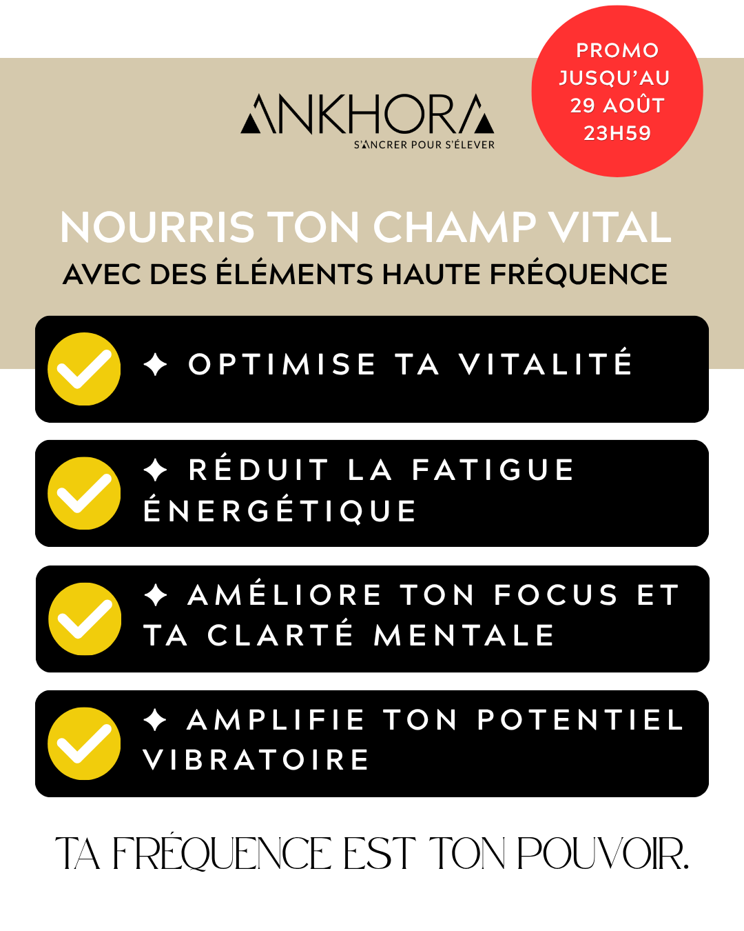 Offre-toi une journée Ancrage & Équilibre chez Ankhora [Promo de la rentrée 40% de rabais]