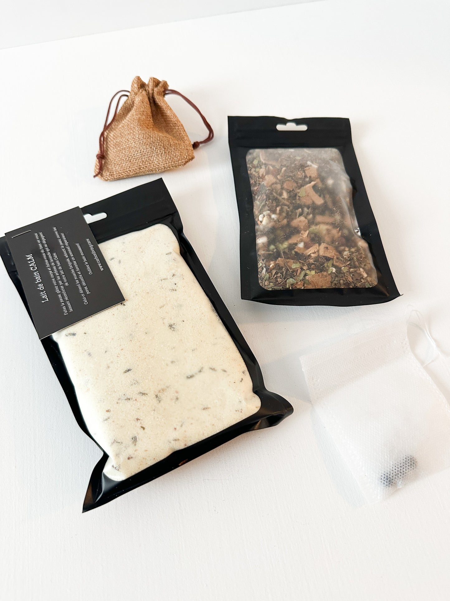 Gift box: CALM bath milk & IMU herbal tea