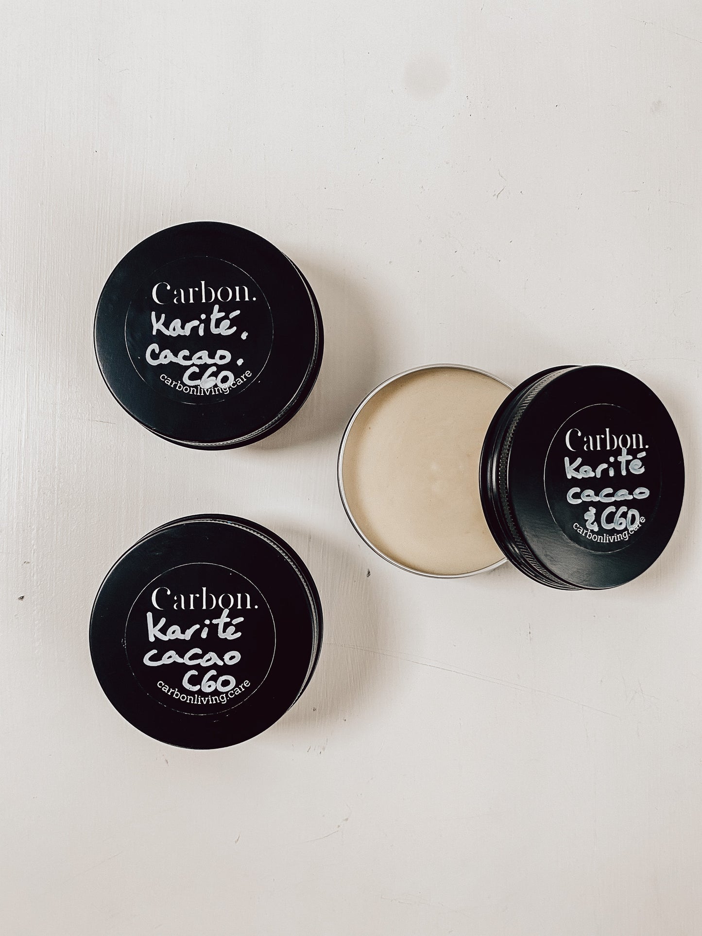 Whipped shea butter, cocoa & C60